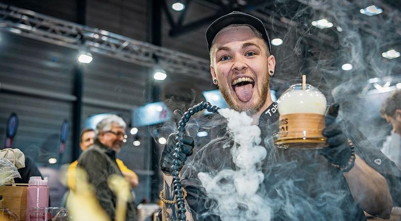 Grosse Show der Gastrobranche an der Zagg in Luzern.