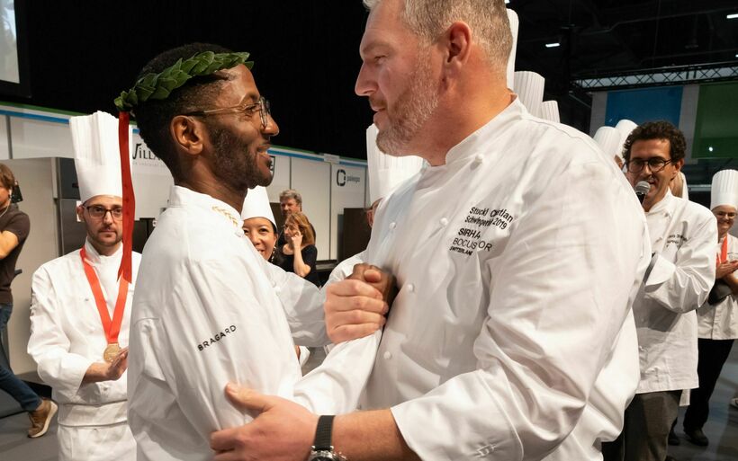 Euloge Malonga et sa couronne de laurier