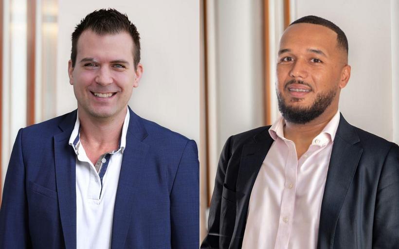 Peter Feierabend und Anthony Muller