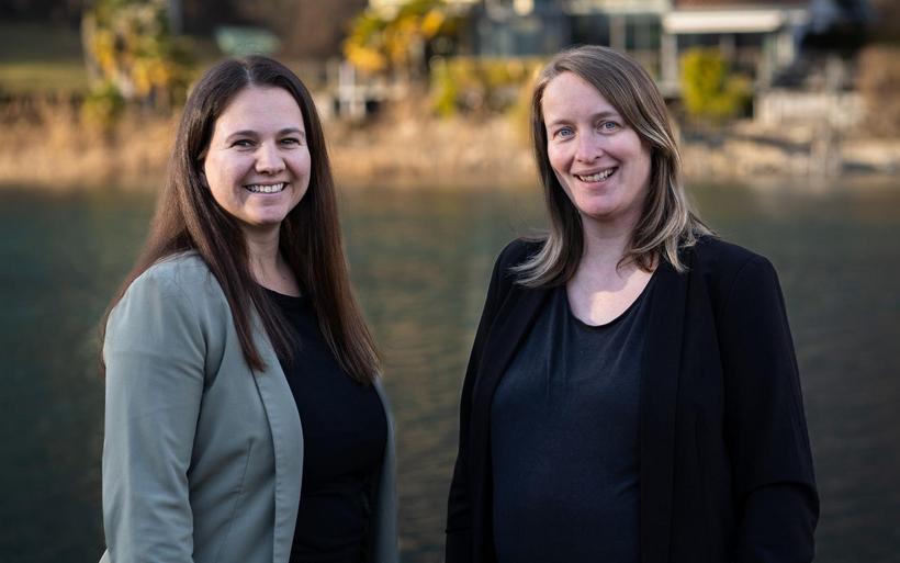 Jana Amacher und Monika Neiger