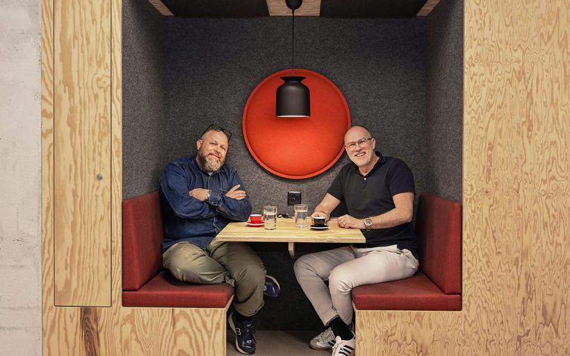 Jürg Schmid (r.) und Silvan Metzger