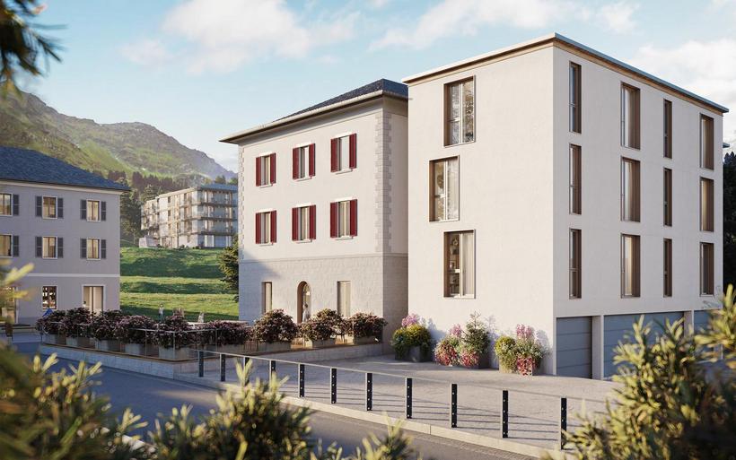 Ehemaliges Hotel Suisse in San Bernardino