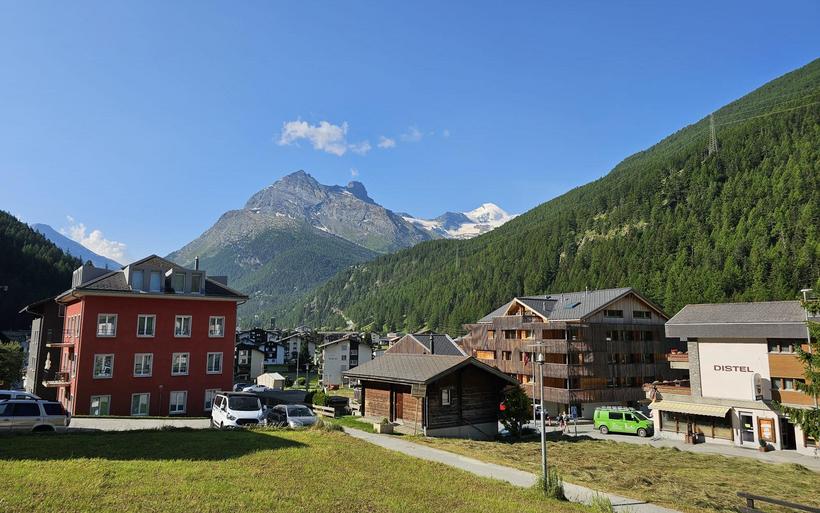 Saas Grund nach den Unwetter