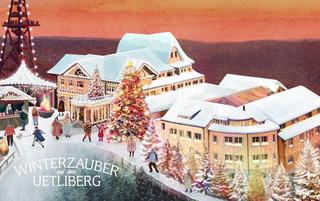 Bild vom Hotel Uto Kulm im Schnee