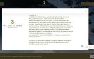 Mitteilung Gäste Waldhaus Flims