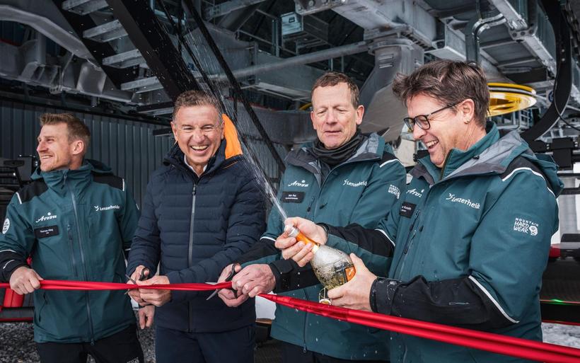 Eröffnung der neue Sesselbahn Täli Lenzerheide