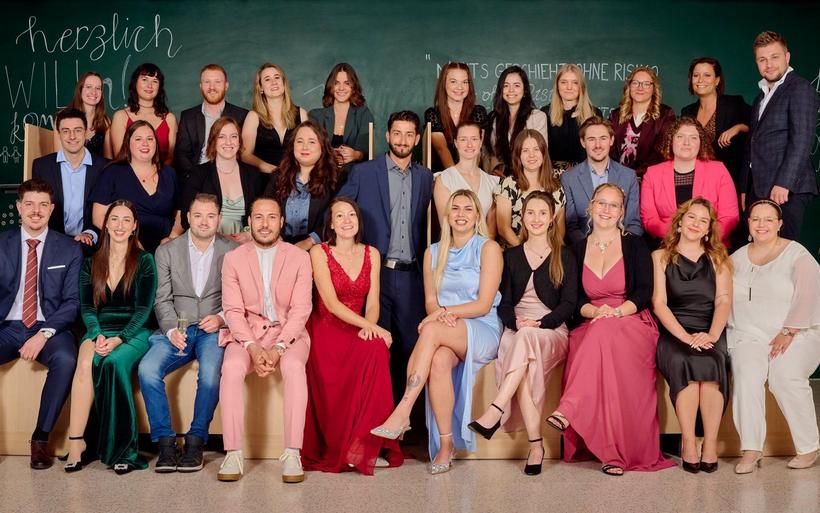 Guppenbild Diplomfeier