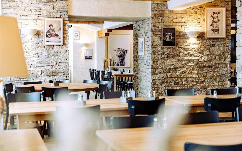 Selfservice-Bereich des Berghotels Trübseee