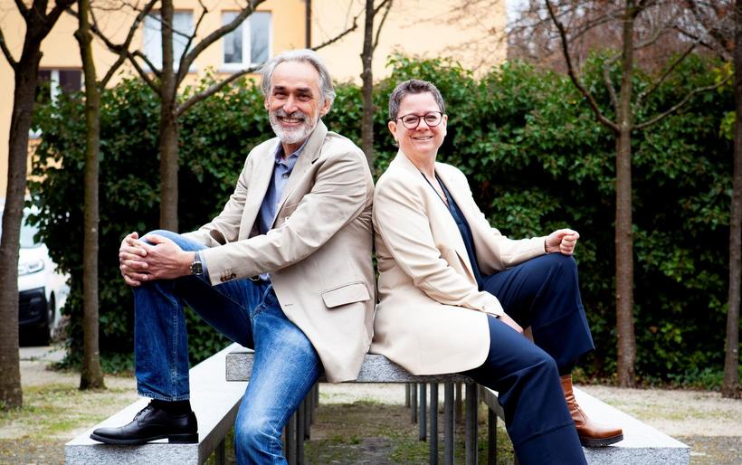 Janine Bunte und René Dobler von Schweizer Jugendherbergen