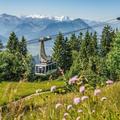 Gondel der Seilbahn auf Rigi