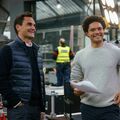 Roger Federer und Trevor Noah