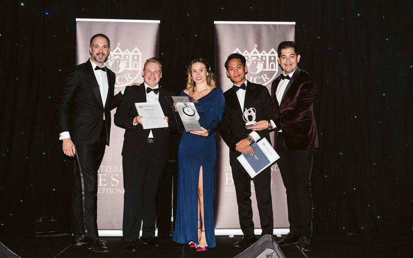 Le podium du meilleur réceptionniste