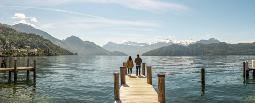 Szenerie am Vierwaldstättersee