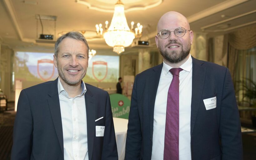 Christophe Clivaz, GPS, Philipp Niederberger, Direktor Schweizer Tourismusverband
