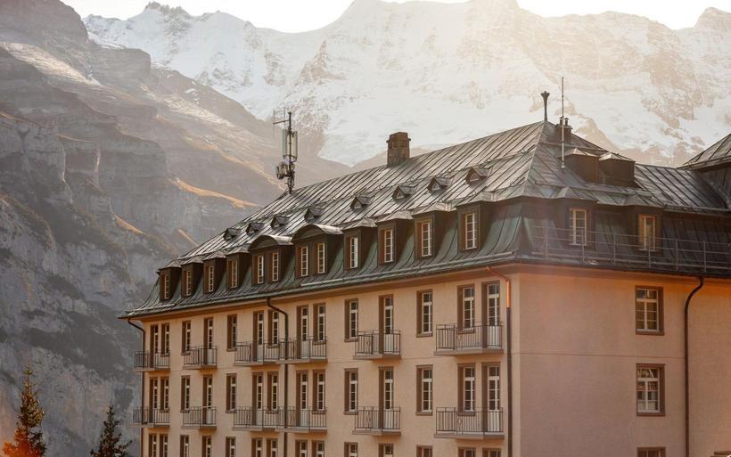 Grandhotel Mürren Palace Aussenansicht
