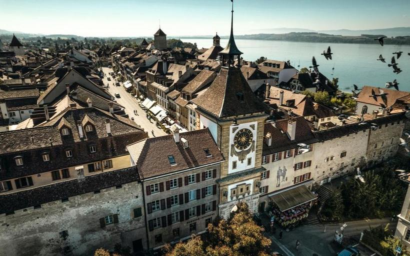 Die Altstadt von Murten.