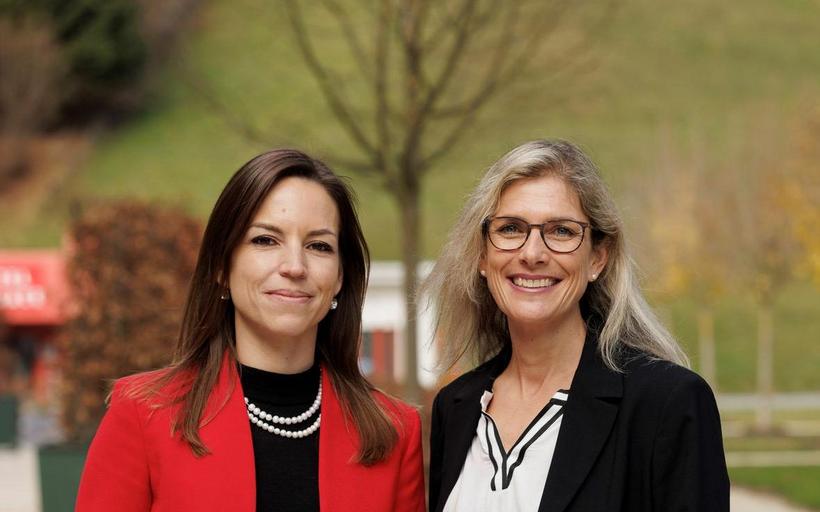 Portrait von Myriam Schlatter und Dr. iur. Brigitte Berger Kurzen
