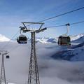 Gondelbahn am Schneeberg in Splügen