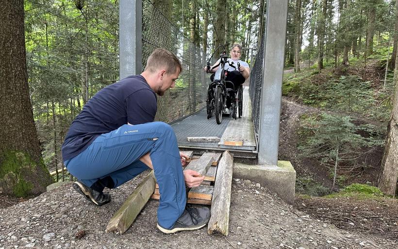 Das Activity Testing auf dem Heiligkreuz.