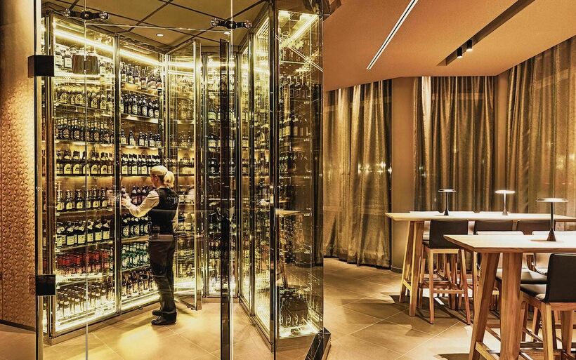 begehbare Kühlschrank im «Steigenberger» München