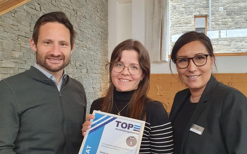 Übergabe Zertifikat