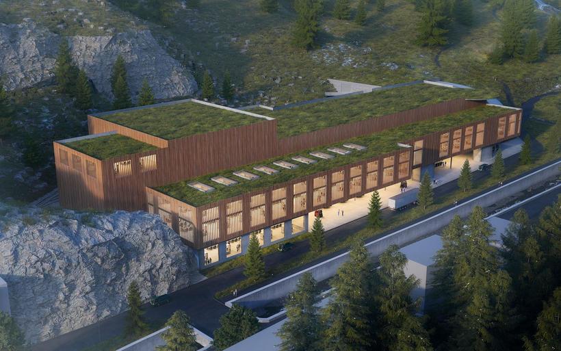 Güterumschlagsgebäude Zermatt