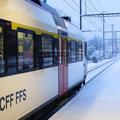 SBB Zug im Winter