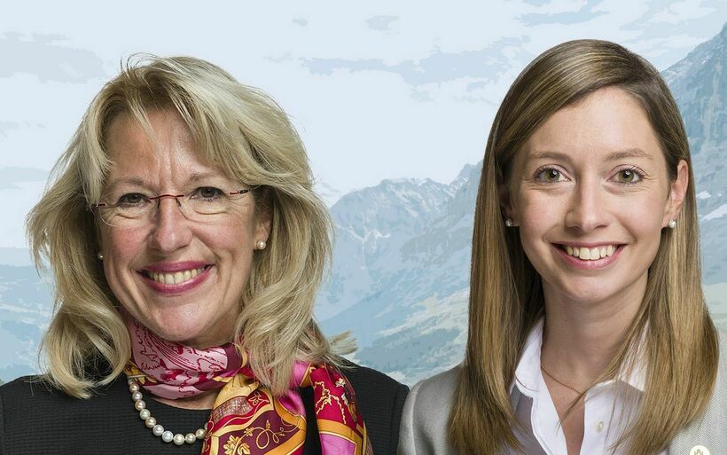 Johanna Gapany et Jacqueline de Quattro