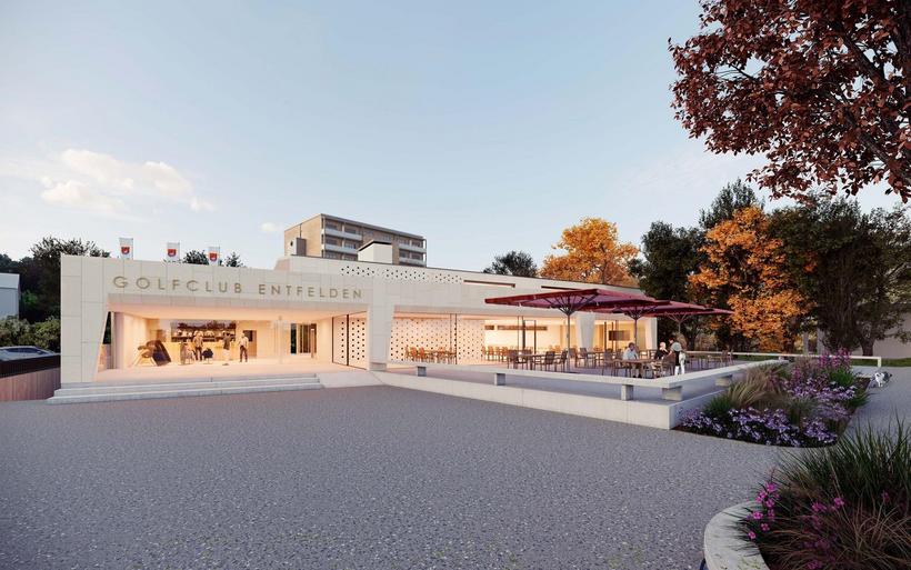 Aussenansicht des New Golfrestaurant