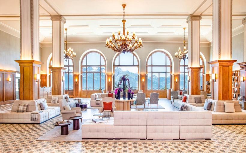 Le grand salon du Villars Palace