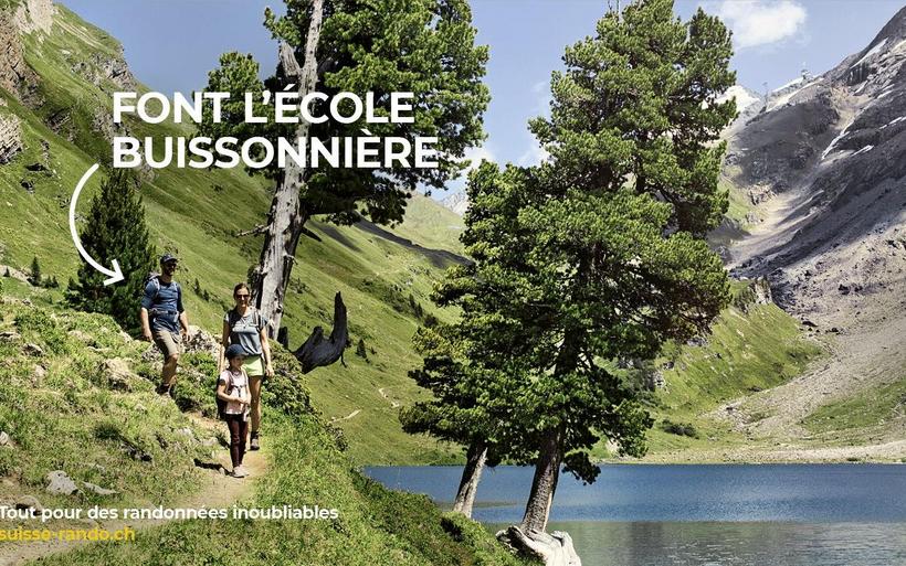 Les chemins de randonnées en Suisse