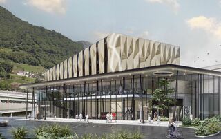 Das geplante Hotel von aussen