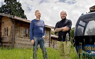 Eventorganisator Pius Angehrn und Spitzenkoch Tobias Funke
