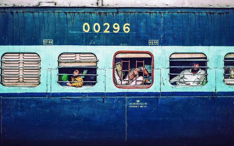 Zug in Indien