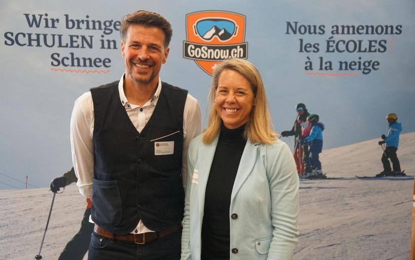 Geschäftsführer Ole Rauch und Präsidentin Fränzi Aufdenblatten.