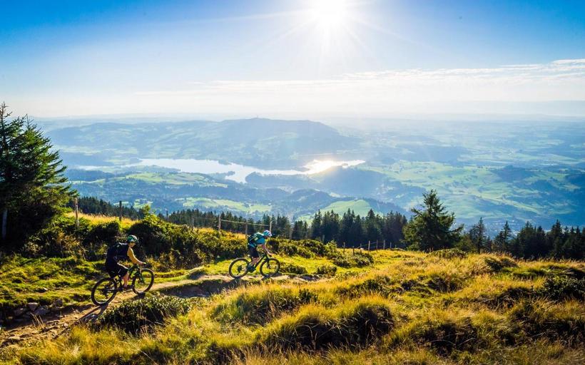 vtt dans les préalpes 