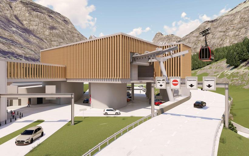 Visualisierung Talstation