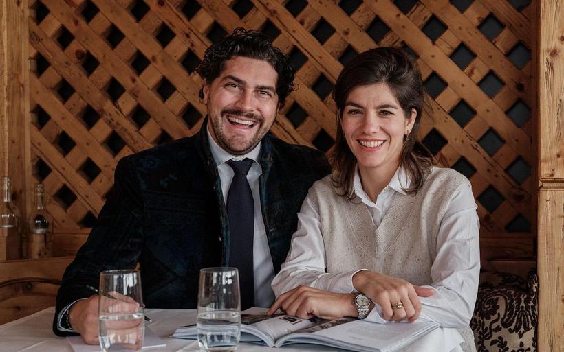 Sebastian Metry und Line Février