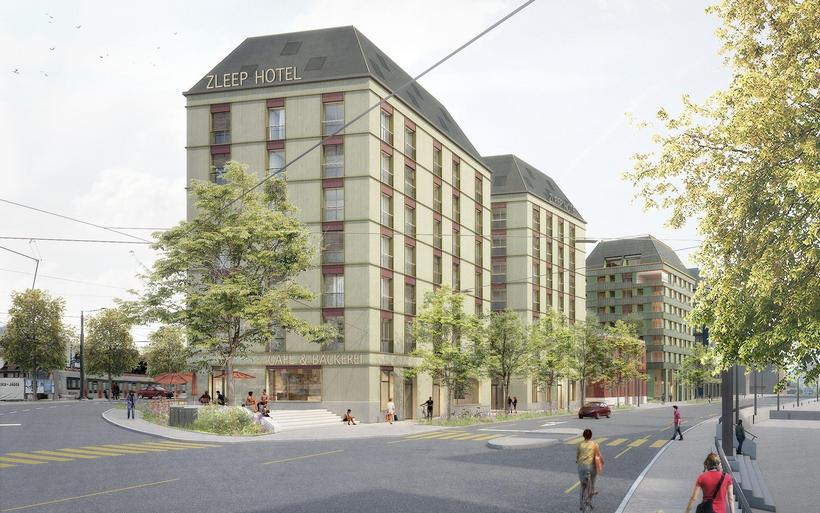 Visualisierung Zleep Hotel Luzern