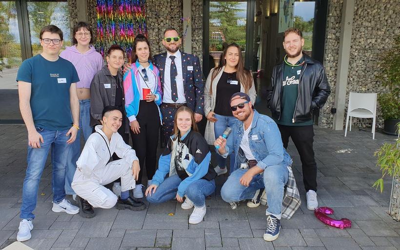 Das «Party OK Team»: die Abschlussklasse TK 2101