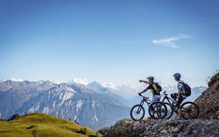 Bikers à Crans-Montana
