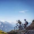 Biker in Crans-Montana