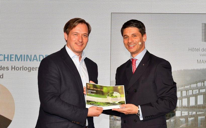 André Cheminade reçoit son prix