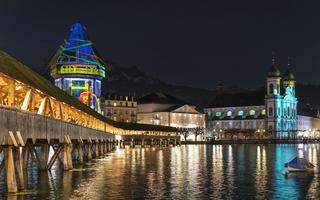 Wasserturm und Jesuitenkriche
