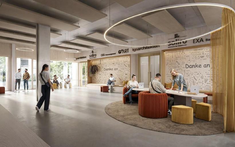 Visualisierung Empfangshalle