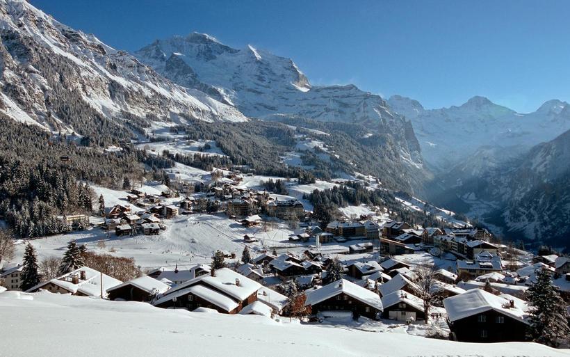 Wengen im Winter
