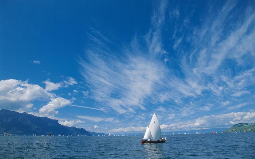 voilier sur le Léman