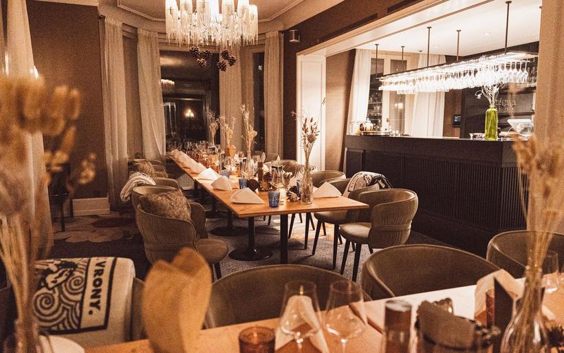 Innenansicht der Villa Vrony