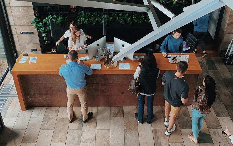 Symbolbild  Hotelrezeption