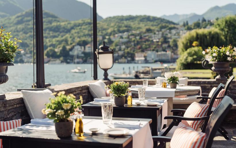 Terasse des Hotel Eden Roc Ascona